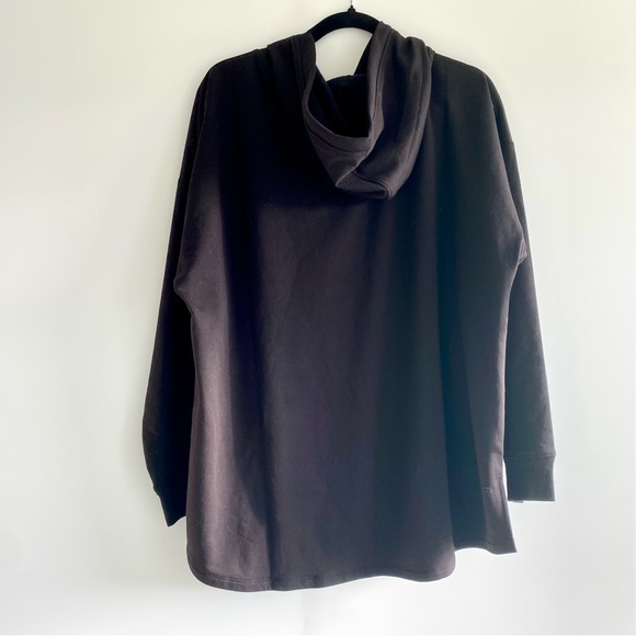 Michael Kors Women’s Top Gold Embellished Black Hoodie size 2X, Cotton Blend - Picture 4 of 9